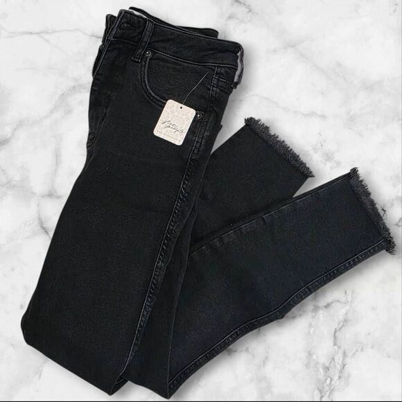 Free People Black Jeans Size 28 NWT - Picture 3 of 10